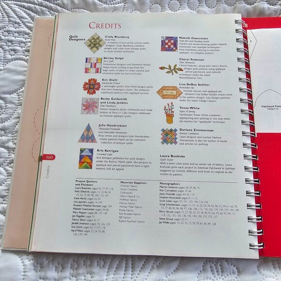 Quilt-Lovers Favorites Volume 8 American Patchwork & Quilting Hardcover Book - Picture 12 of 15